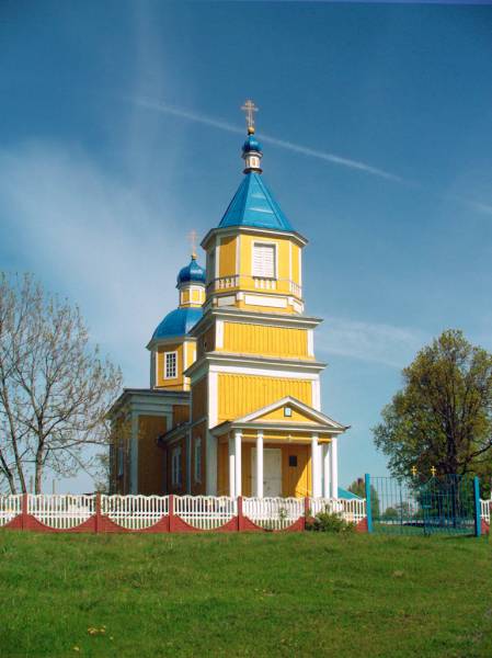 Aziaty. Orthodox church of St. Nicholas