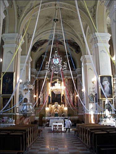 Lida. Catholic church of the Exaltation of the Holy Cross
