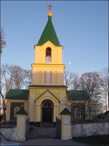 Astryna. Orthodox church of the Transfiguration