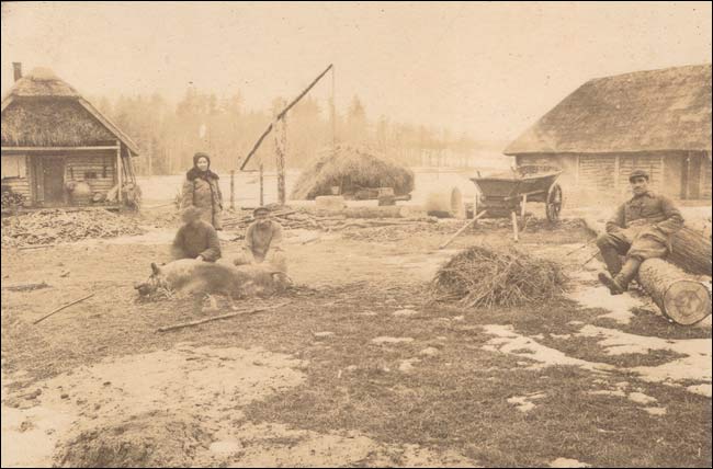  - Деревня на старых фотографиях . 