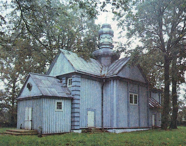  - Orthodox church of St. Paraskieva. View of the church before fire in 1987