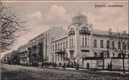  - Miasto na starych fotografiach . Ul. Lipowa. 1914 r. (zródło: www.szukamypolski.com)