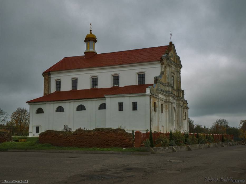 Vistyčy.  Orthodox church of the Exaltation of the Holy Cross