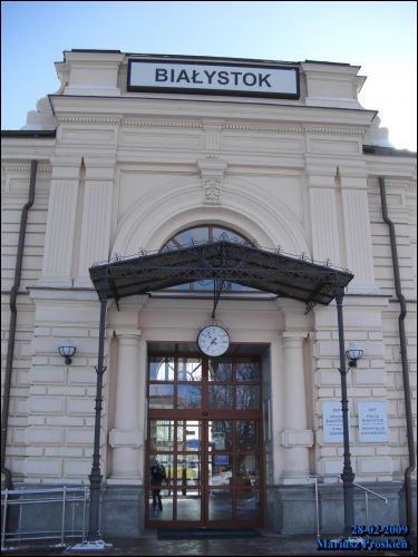 Białystok. Railway station 