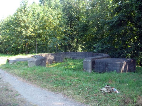Połack.  German Fortifications from Second World War time