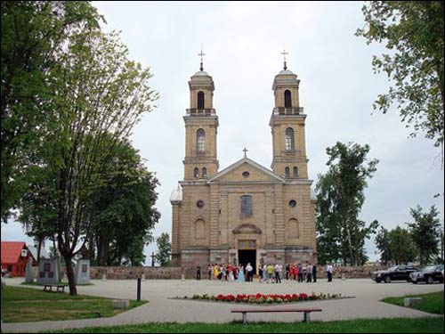 Vievis. Catholic church of St. Anne