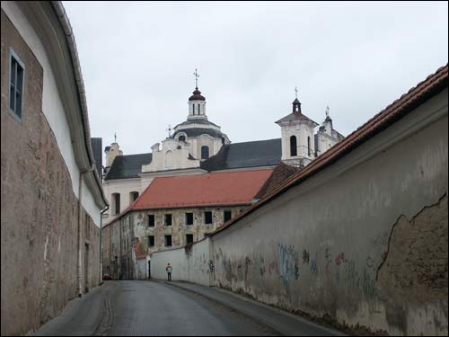  - Catholic church of the Holy Spirit and the Dominican Monastery. View at the church from st. Ignatius street