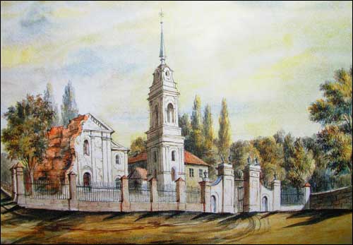 Dereczyn. Kościół i klasztor Dominikanów