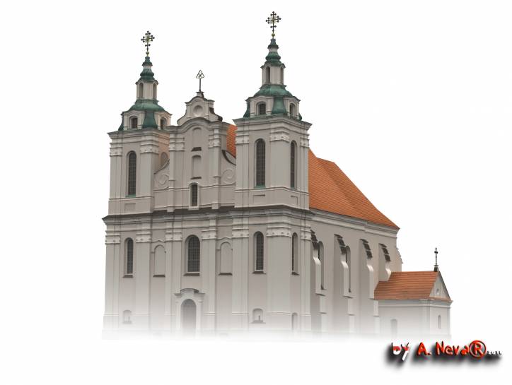 Ivianiec. Catholic church of the Holy Trinity