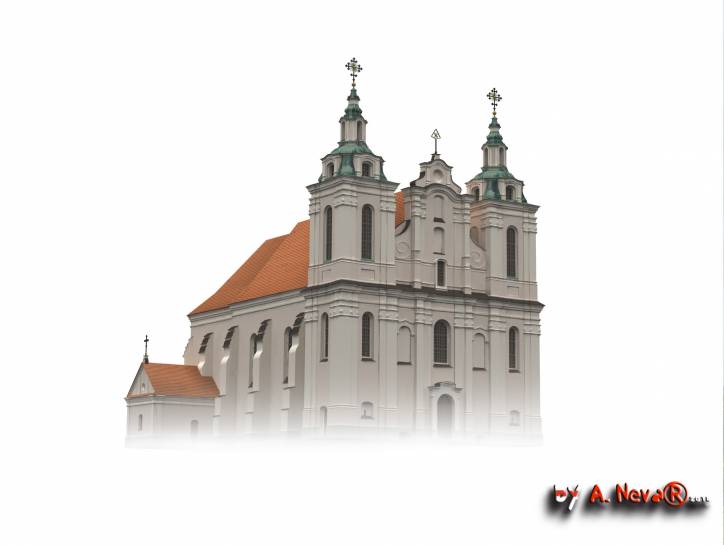 Ivianiec. Catholic church of the Holy Trinity