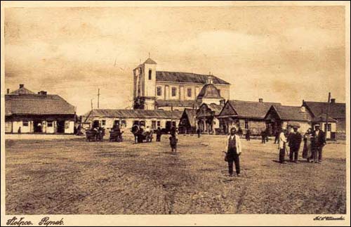  - Catholic church of St. Casimir and the Monastery of Dominican. Church at the postcard from 1920th