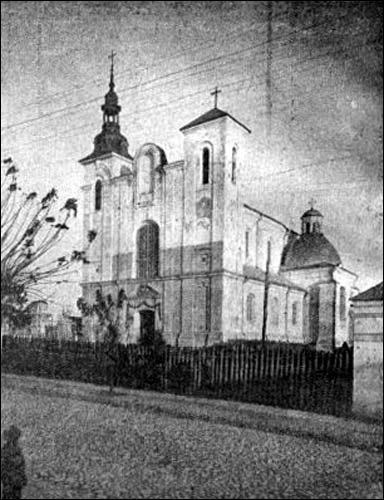  - Catholic church of St. Casimir and the Monastery of Dominican. Church at photo from the 1930th