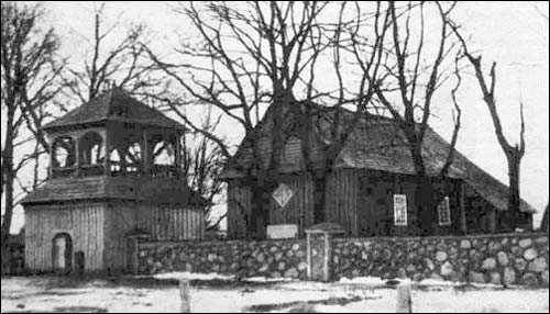 Bohdanowo |  Kościół Św. Michała Archanioła. Kościół w Bohdanowie, fotografia Jana Bułhaka z lat 30 XX w