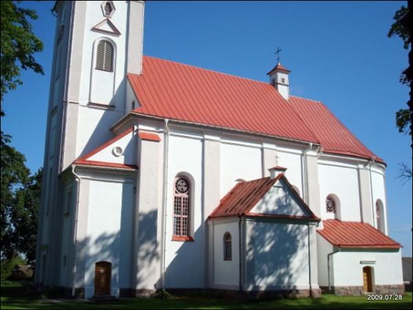 Videniškiai. Catholic church of St. Lawrence and the Monastery of Augustine
