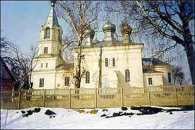 Łachva.  Orthodox church of the Birth of the Virgin