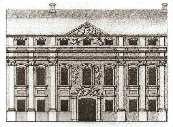  - Estate of Pac. Pac Palace in Vilnius (drawing from XIX century)