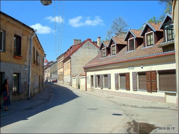 Vilnius |  Neighbourhood Užupis. 