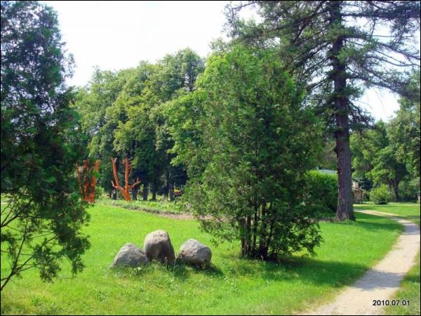  - Приусадебный парк . Место усадебного дворца