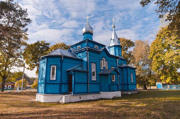 Buchličy. Orthodox church of the Birth of the Virgin