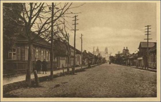  - Old postcards with town views . 