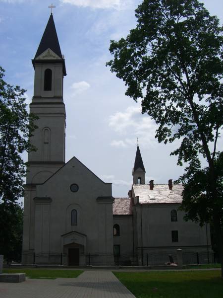 Homiel. Catholic church of the Birthday of the Blessed Virgin Mary