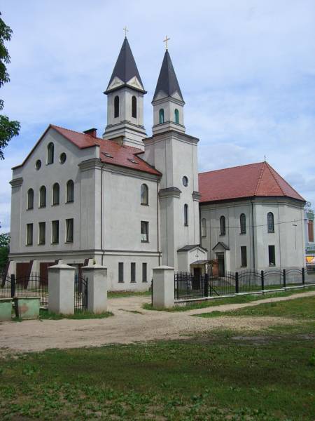 Homiel. Catholic church of the Birthday of the Blessed Virgin Mary