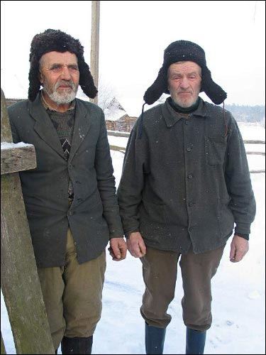Mieszkańcy Choromiec Choromce. We wsi