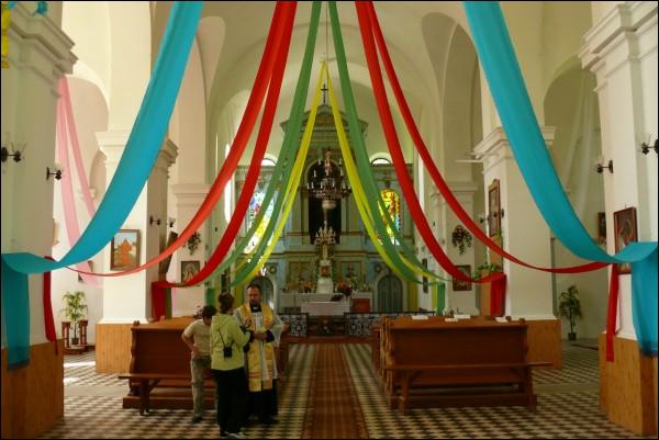 Dvarec. Catholic church of St. Anthony of Padua