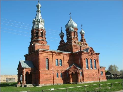 Milkaŭščyna. Orthodox church of the Protection of the Holy Virgin