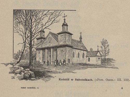 Subotniki. Catholic church of St. George