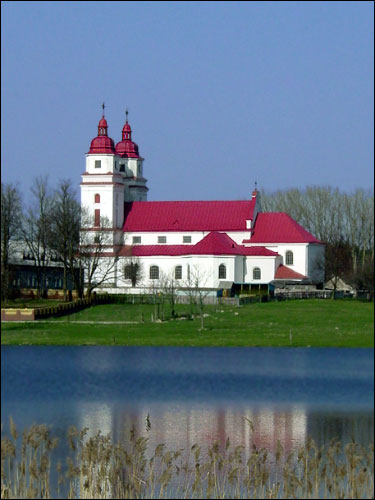 Vavierka. Catholic church of the Transfiguration of the Lord