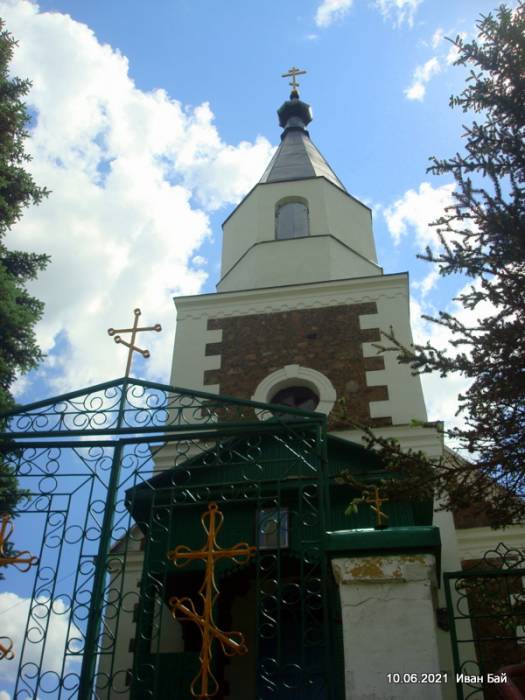  - Церковь Святого Александра Невского. Фрагмент брамы и главного фасада