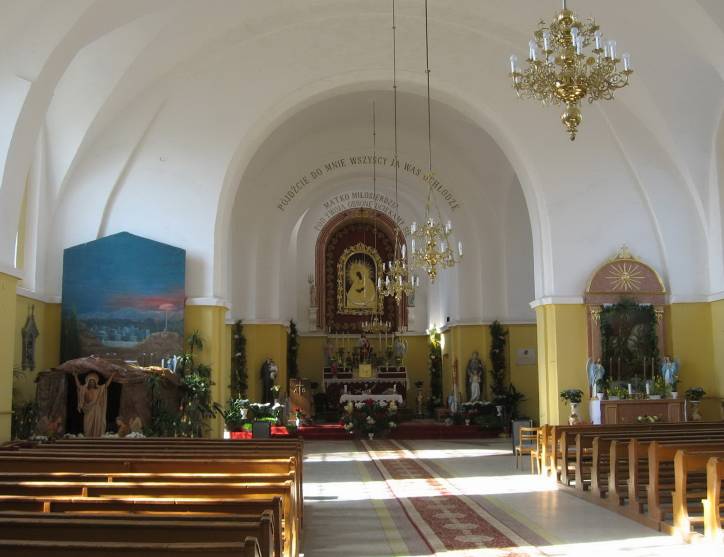 Vojstam. Catholic church of the Holy Trinity