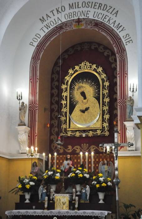 Vojstam. Catholic church of the Holy Trinity