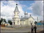 Porazava.  Orthodox church of the Holy Trinity