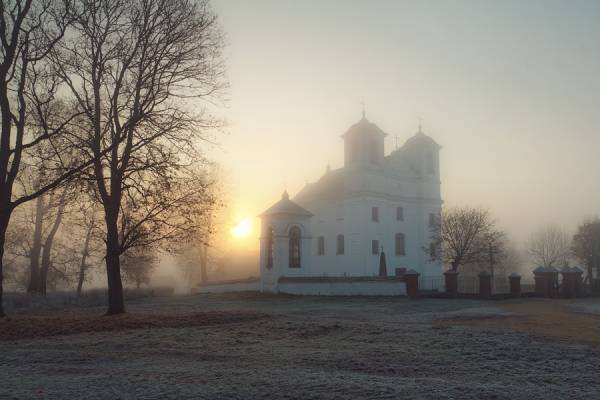 Iščałna. Catholic church of the Holy Trinity