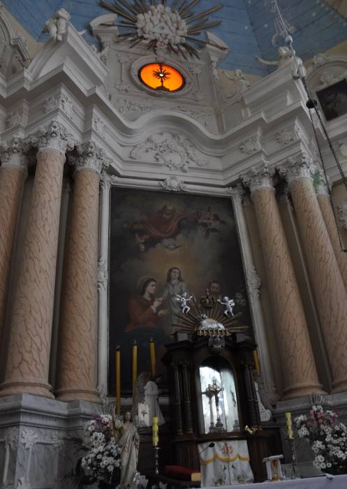 Iščałna. Catholic church of the Holy Trinity