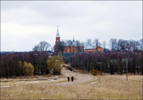 Ladsk. Catholic church of St. Stanislaus