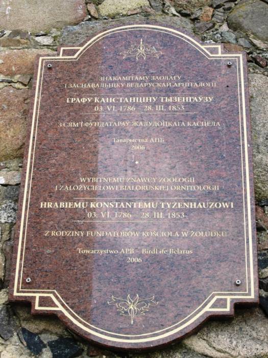 Желудок. Костёл Успения Пресвятой Девы Марии