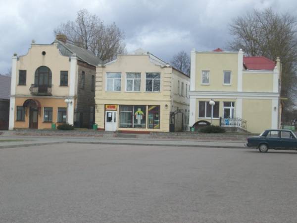 Dziatłava. In town 
