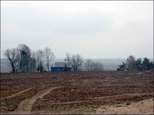  - Краявіды . Погляд на капліцу на могілках