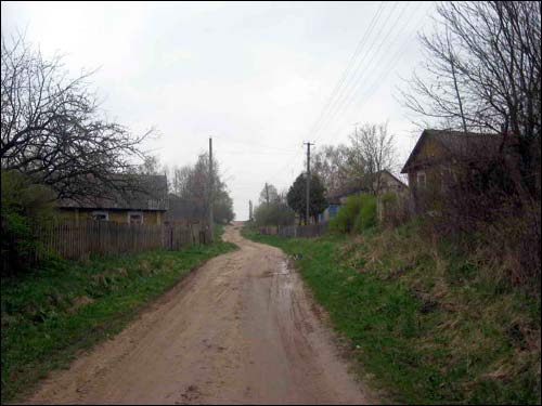  - Краявіды . Вясковая вуліца