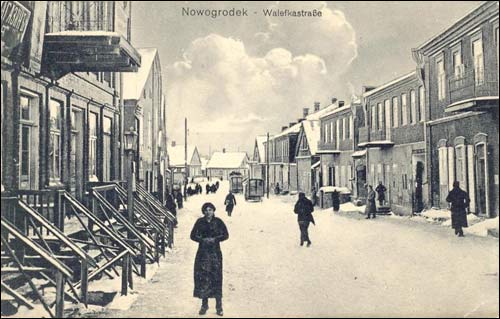  - Old postcards with town views . 