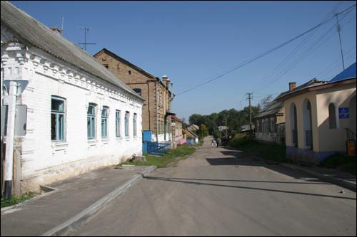 Łunna. Town streets 