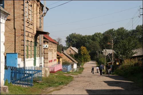 Łunna. Town streets 