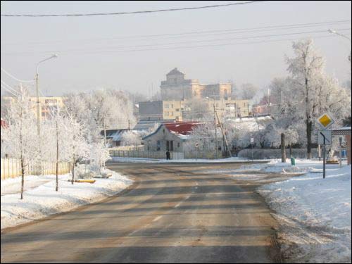 Bierastavica Vialikaja. Town streets 