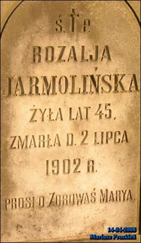  - cemetery Old Catholic. 