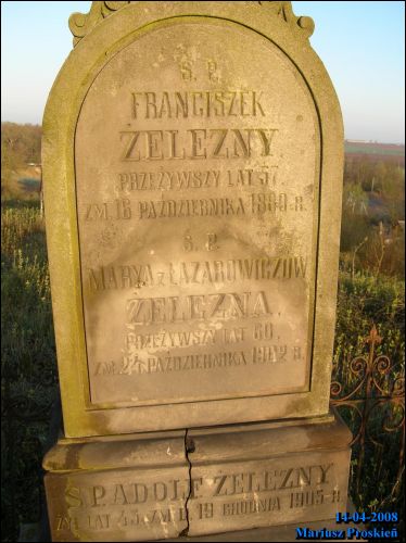  - cemetery Old Catholic. 