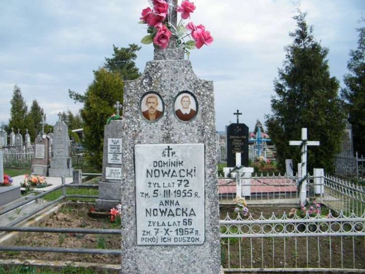  - Могілкі старыя каталіцкія. Навацкі Дамінік і Ганна