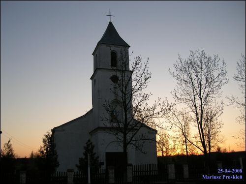 Padlipki. Catholic church of the Mother of Mercy